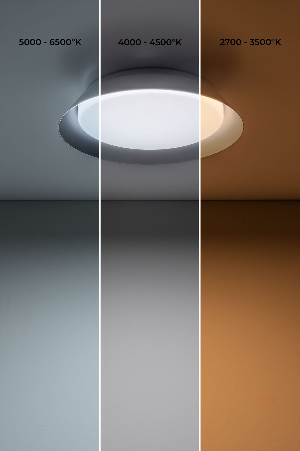LED plafono DREVILA kaip stalo dekoras