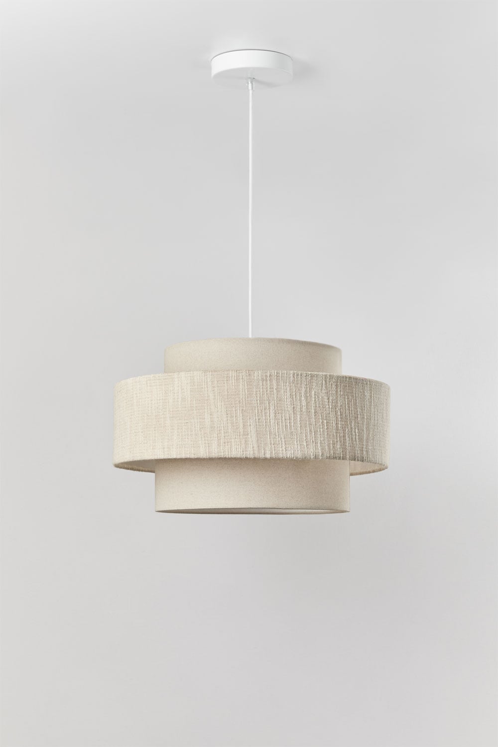 Pakabinamas šviestuvas LUMENA, natūrali, Ø40 cm
