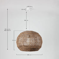 Pakabinamas šviestuvas UDENA, balta