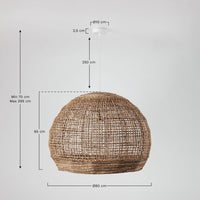 Pakabinamas šviestuvas UDENA, Balta, Ø80cm, aukštis 65cm