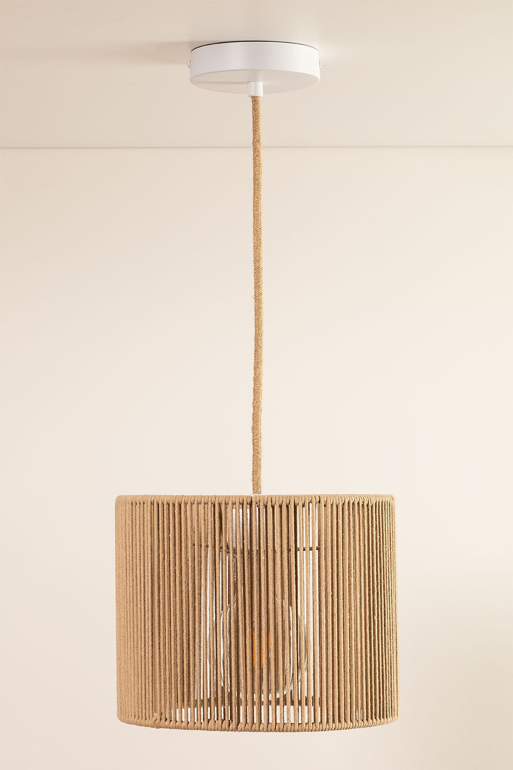 Pakabinamas šviestuvas UILENA, Medaus, Ø25 cm