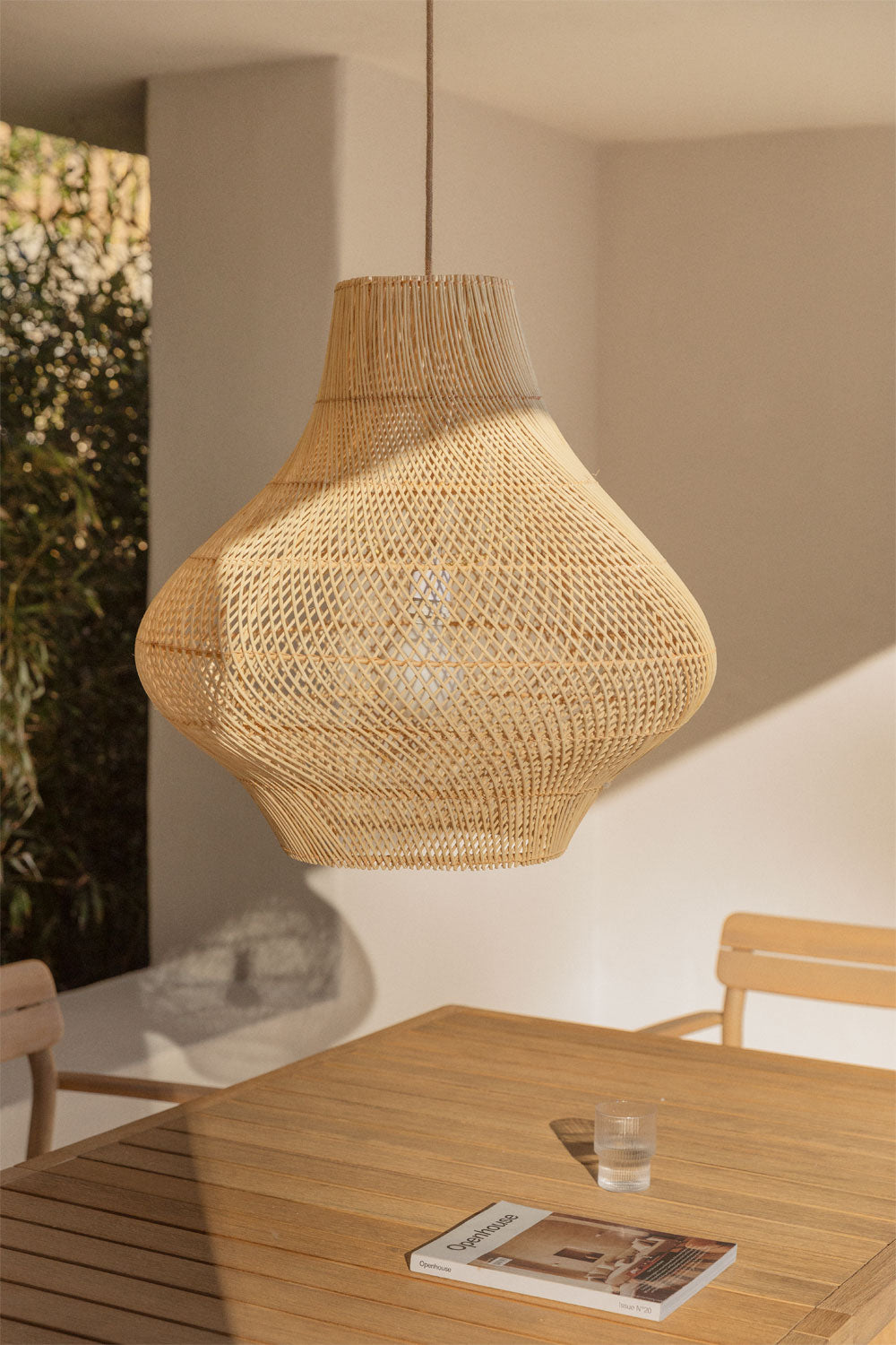 FIBRANO lamp, black, 35 cm