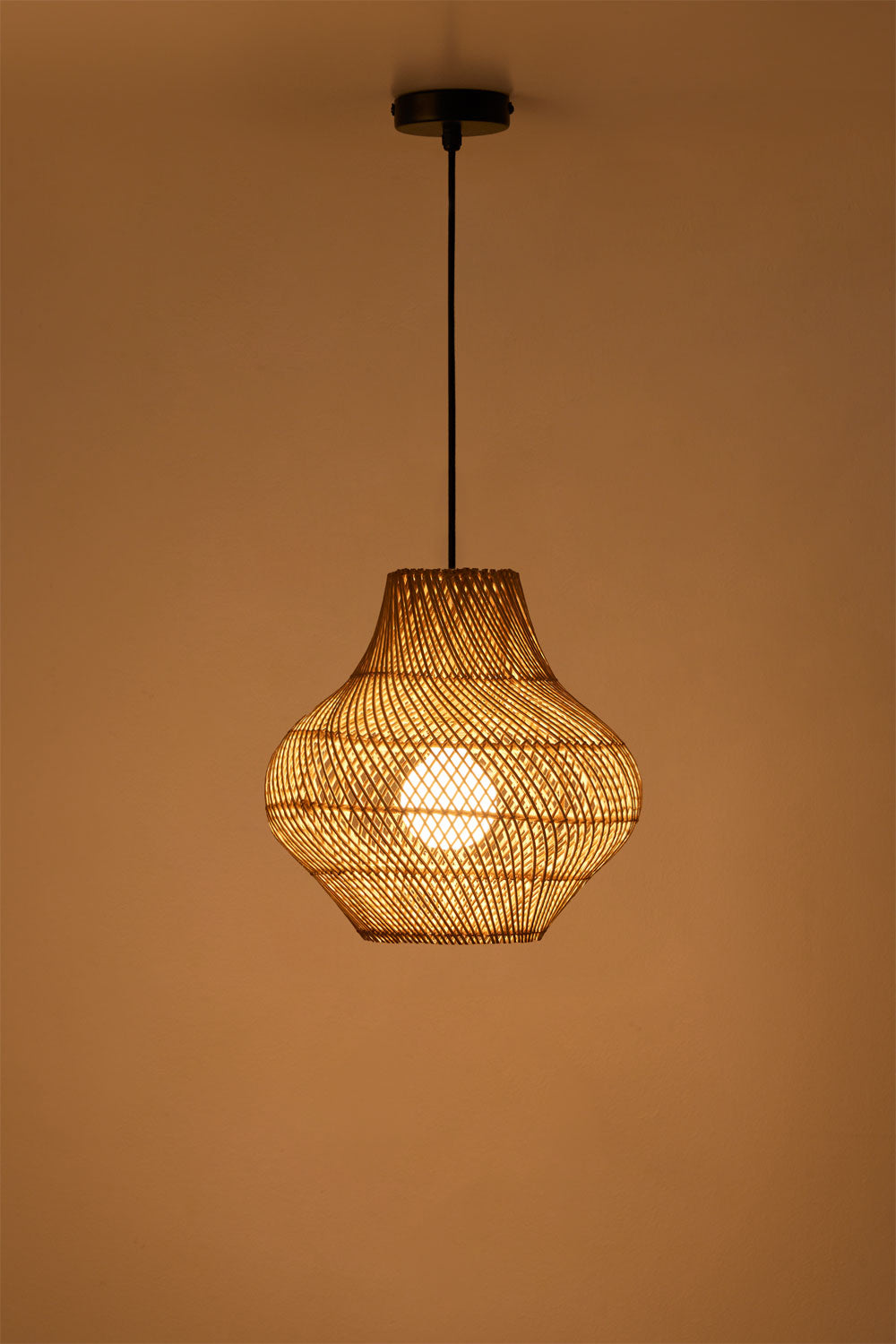 FIBRANO lamp, black, 35 cm