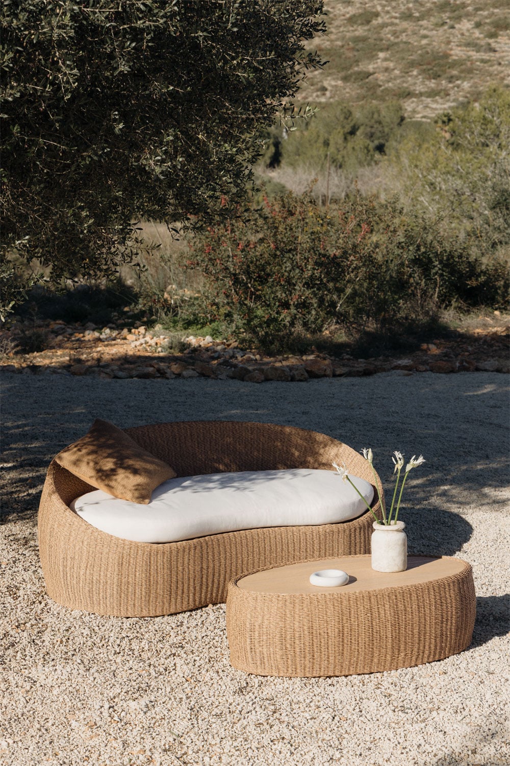 BALI Outdoor Furniture Set, 3-Seater