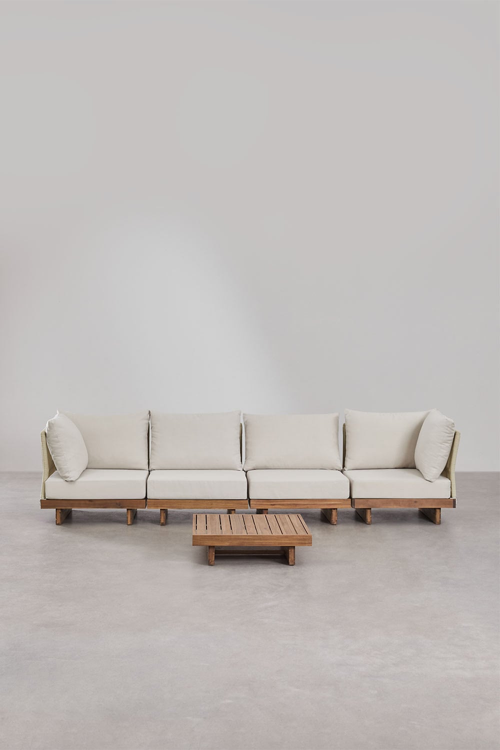 Lauko baldų komplektas FORTO, 2-vietė sofa ir staliukas