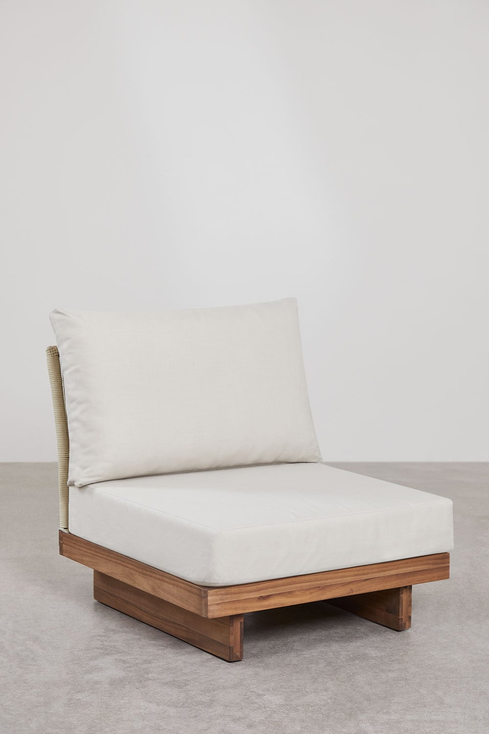 FORTO Outdoor Furniture Set, 4 Pieces with Table