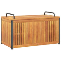 Lauko dėžė pagalvėlėms, 85x45x45/53cm, akacijos masyvas/plienas - Namų Idėja