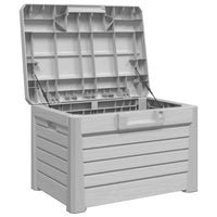 Lauko dėžė pagalvėlėms, pilka, 73x50,5x46,5cm, PP - Namų Idėja