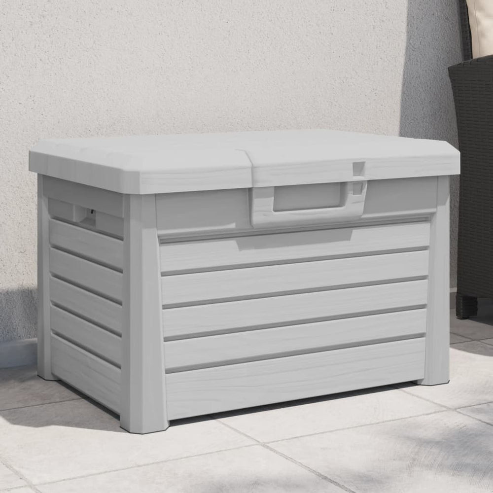 Lauko dėžė pagalvėlėms, pilka, 73x50,5x46,5cm, PP - Namų Idėja