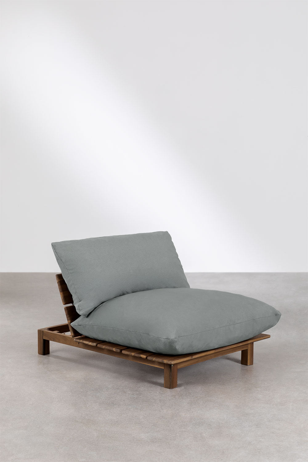 Lauko dvivietė sofa ALBA, pilka