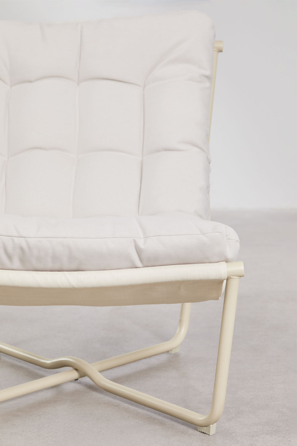 Outdoor Armchair Set ZAYLON, cream