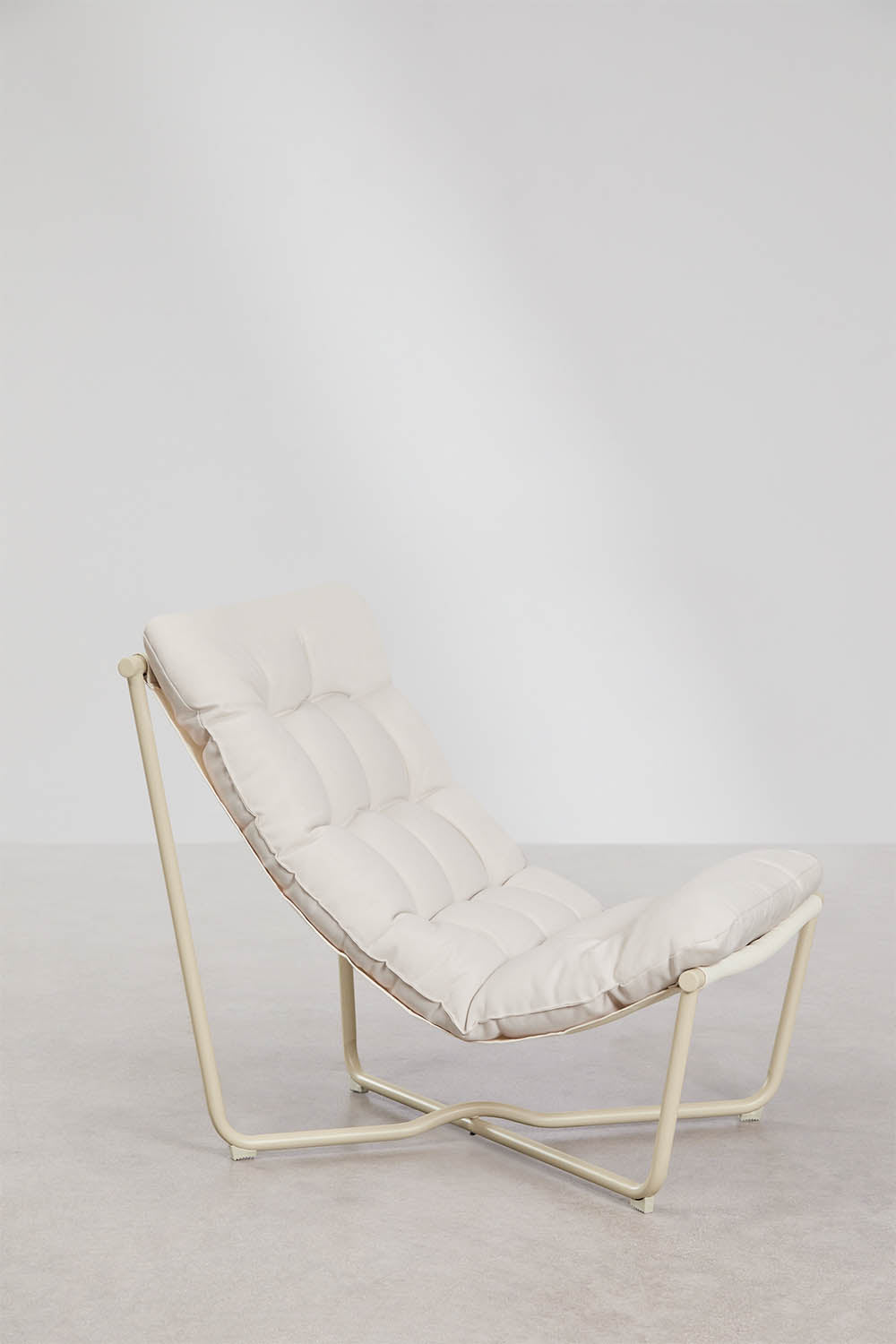 Outdoor Armchair Set ZAYLON, cream