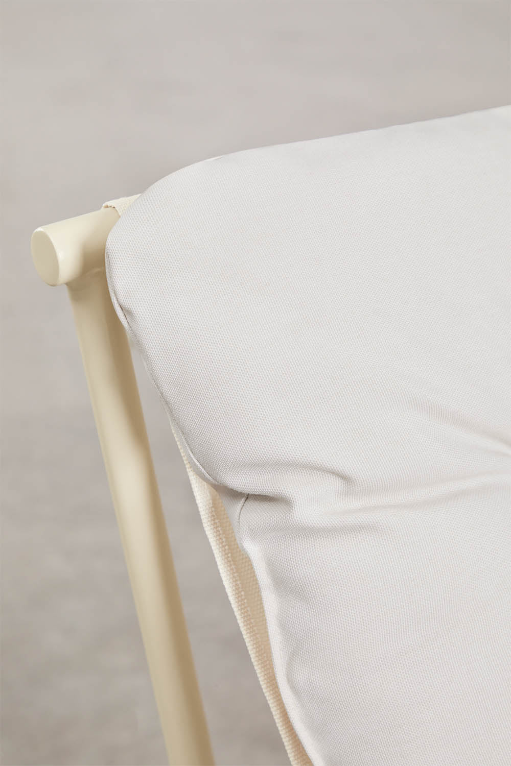 Outdoor Armchair Set ZAYLON, cream