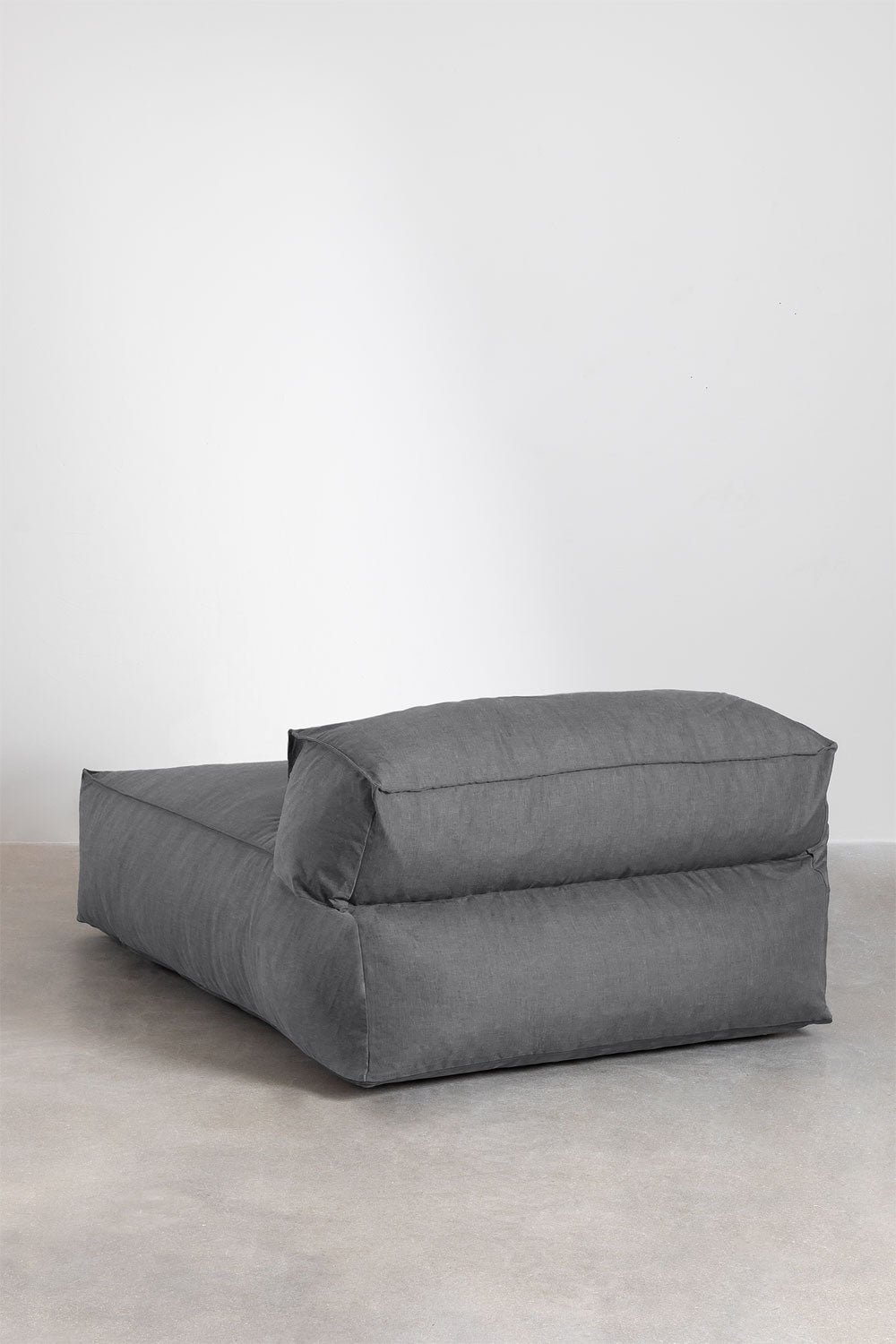 Outdoor lounge chair VELVA, granite grey