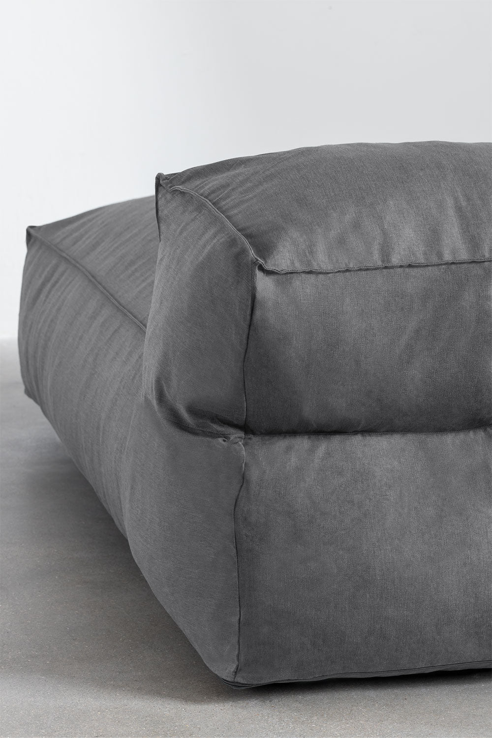 Outdoor lounge chair VELVA, granite grey