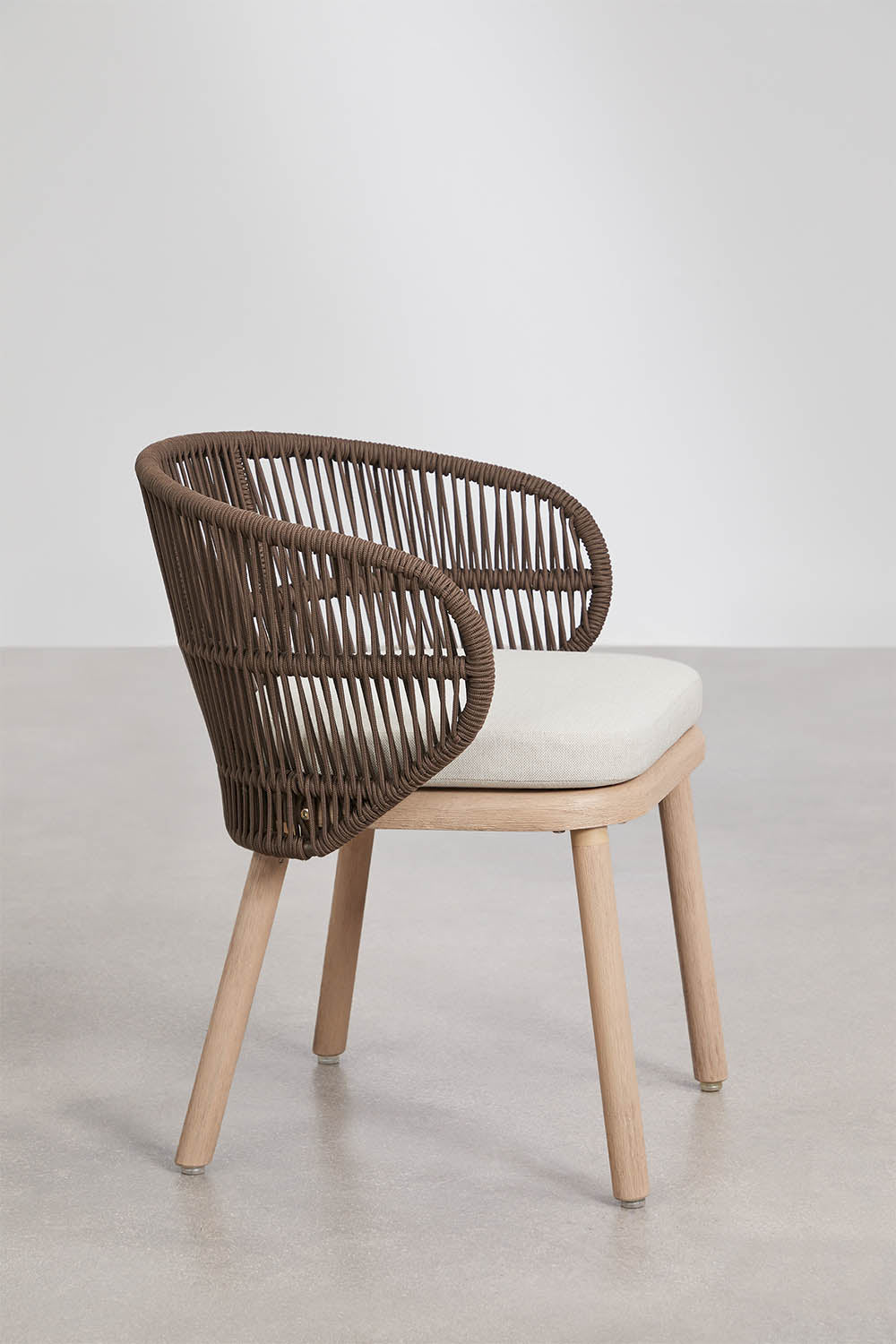 Outdoor chair CORAL, acacia, chocolate