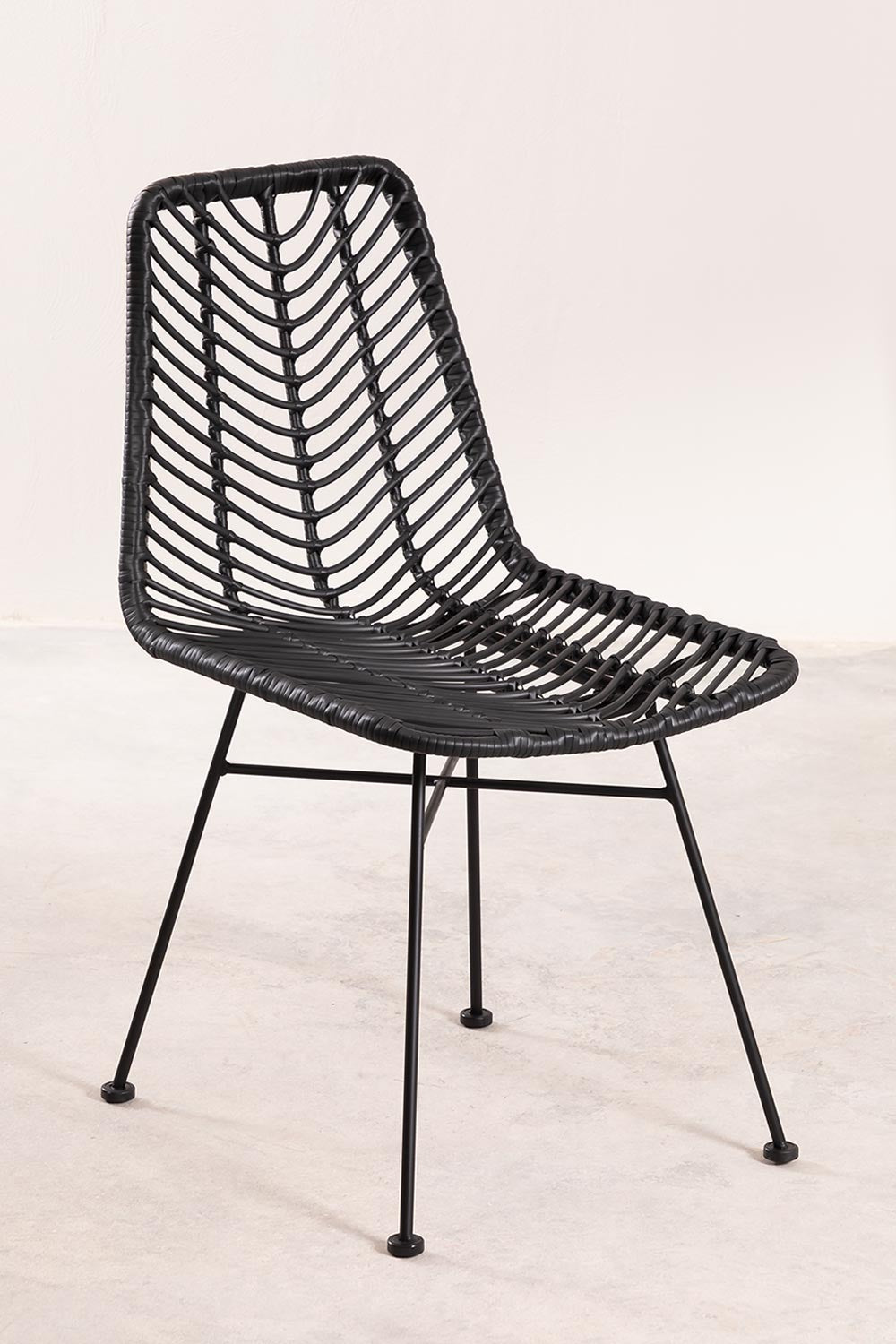 Outdoor chair GRANO Colors, black (2 pcs)