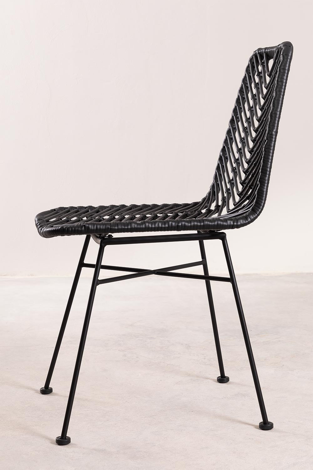 Outdoor chair GRANO Colors, black (2 pcs)