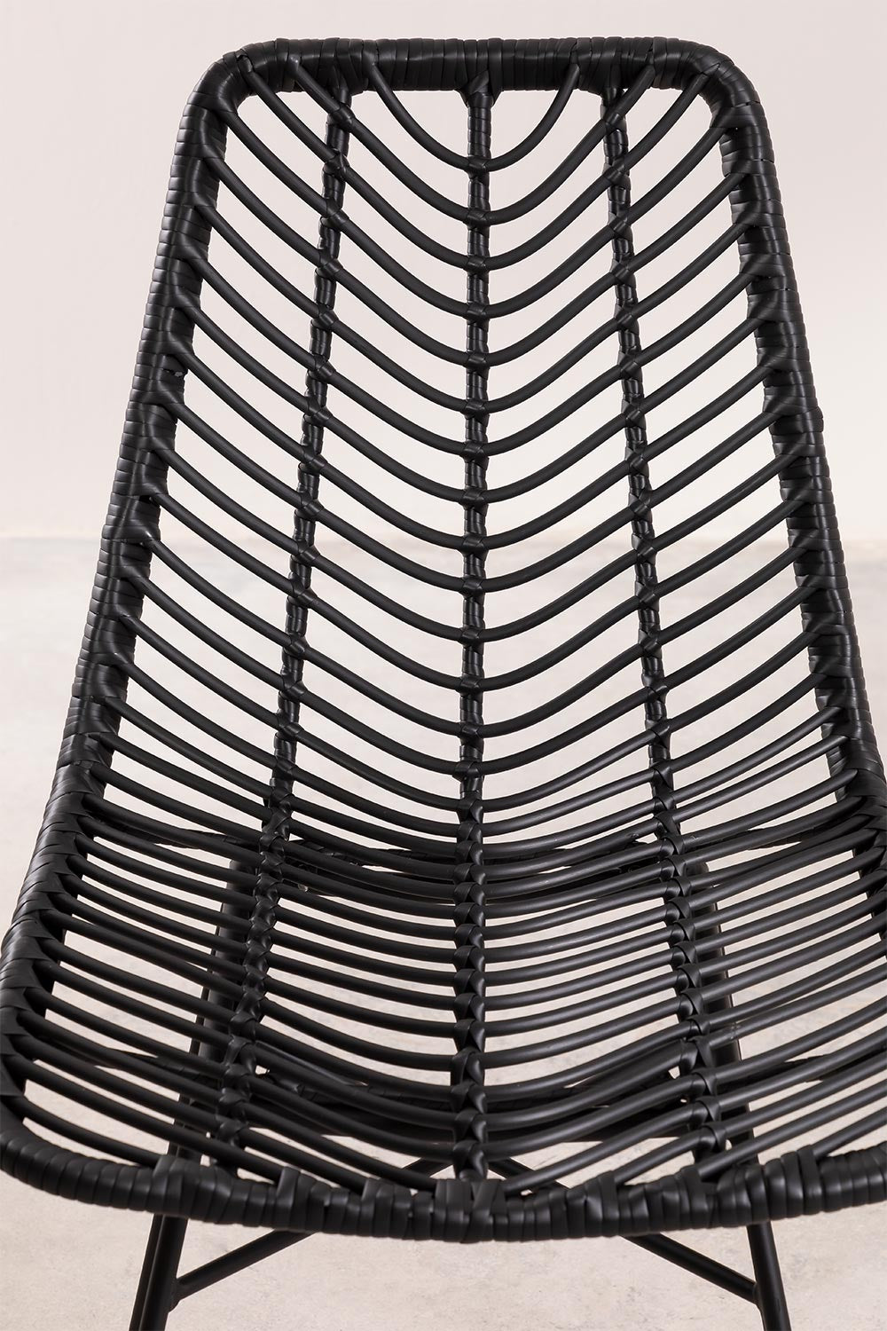 Outdoor chair GRANO Colors, black (2 pcs)