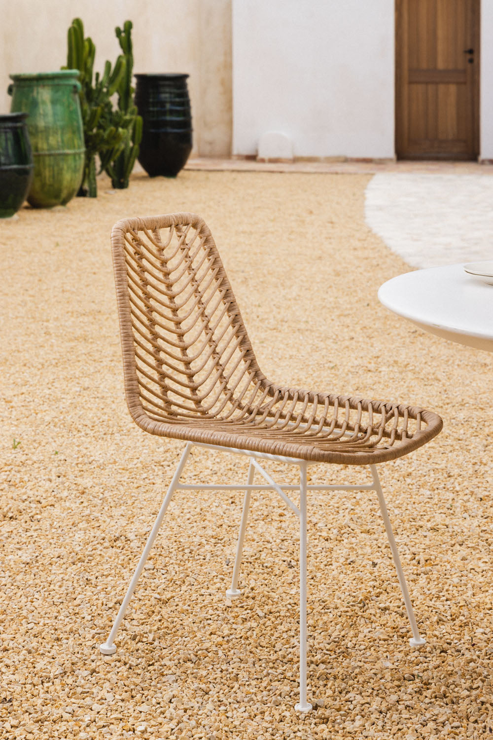 Outdoor chair GRANO Natural, honey (1 pc.)