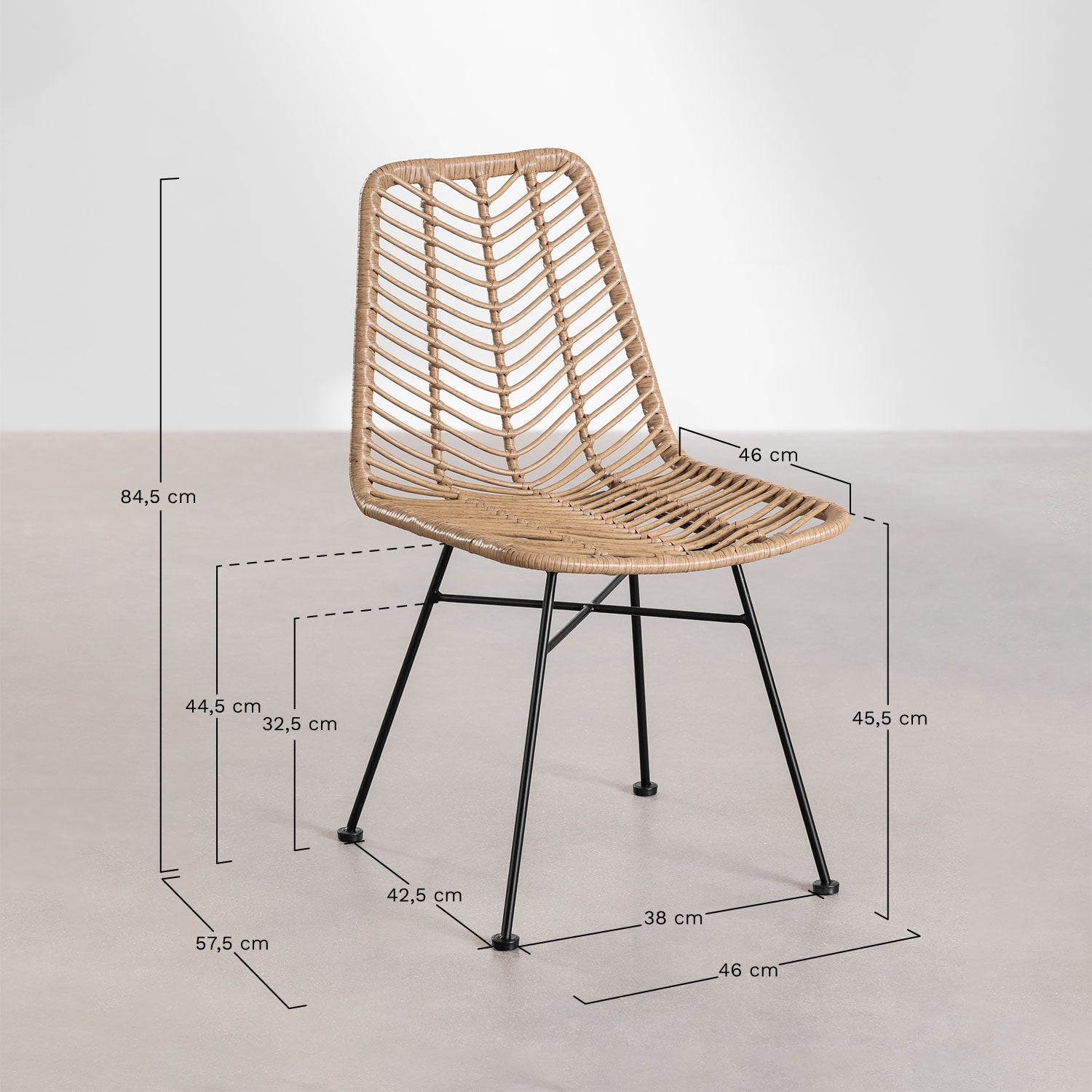 Lauko kėdė GRANO Natural, medaus (2 var.)