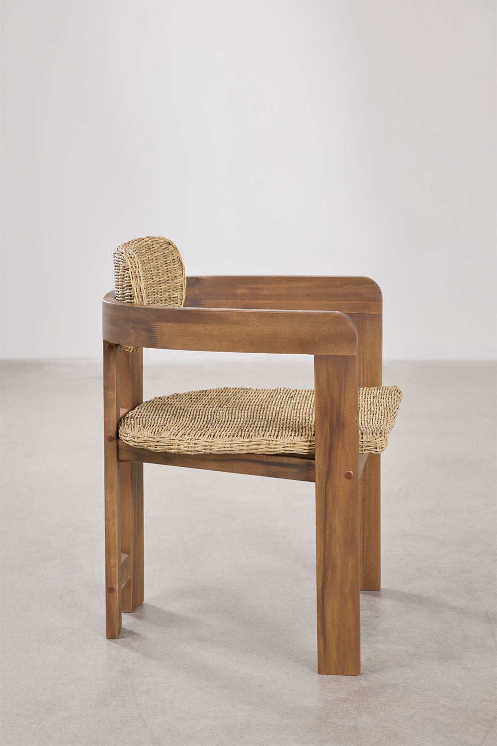 Outdoor chair KORALO, dark acacia brown