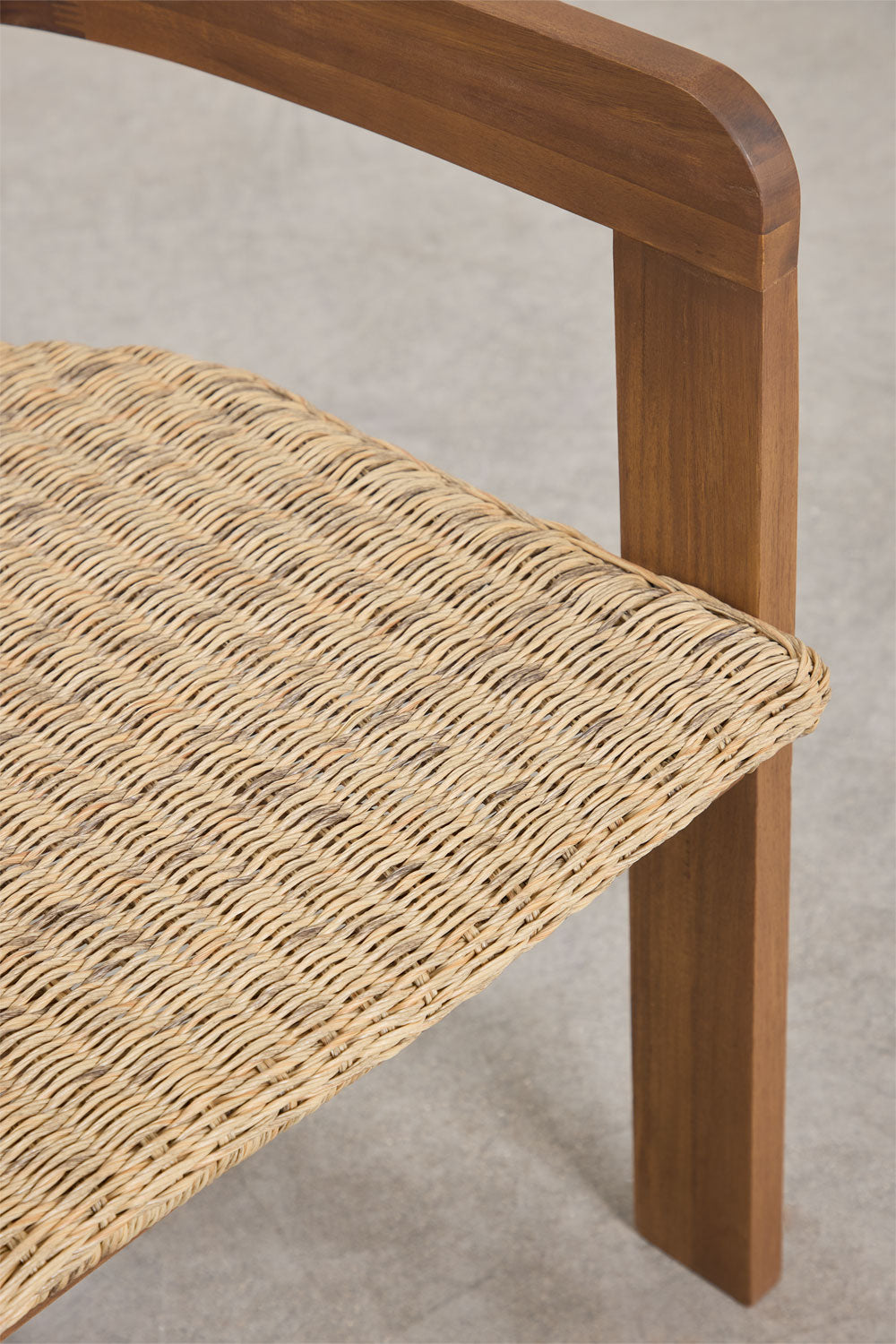 Outdoor chair KORALO, dark acacia brown