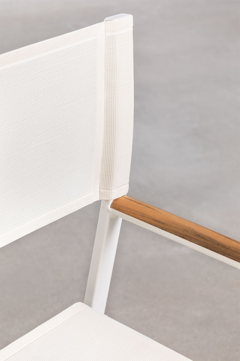 Outdoor chair SOLARO, white