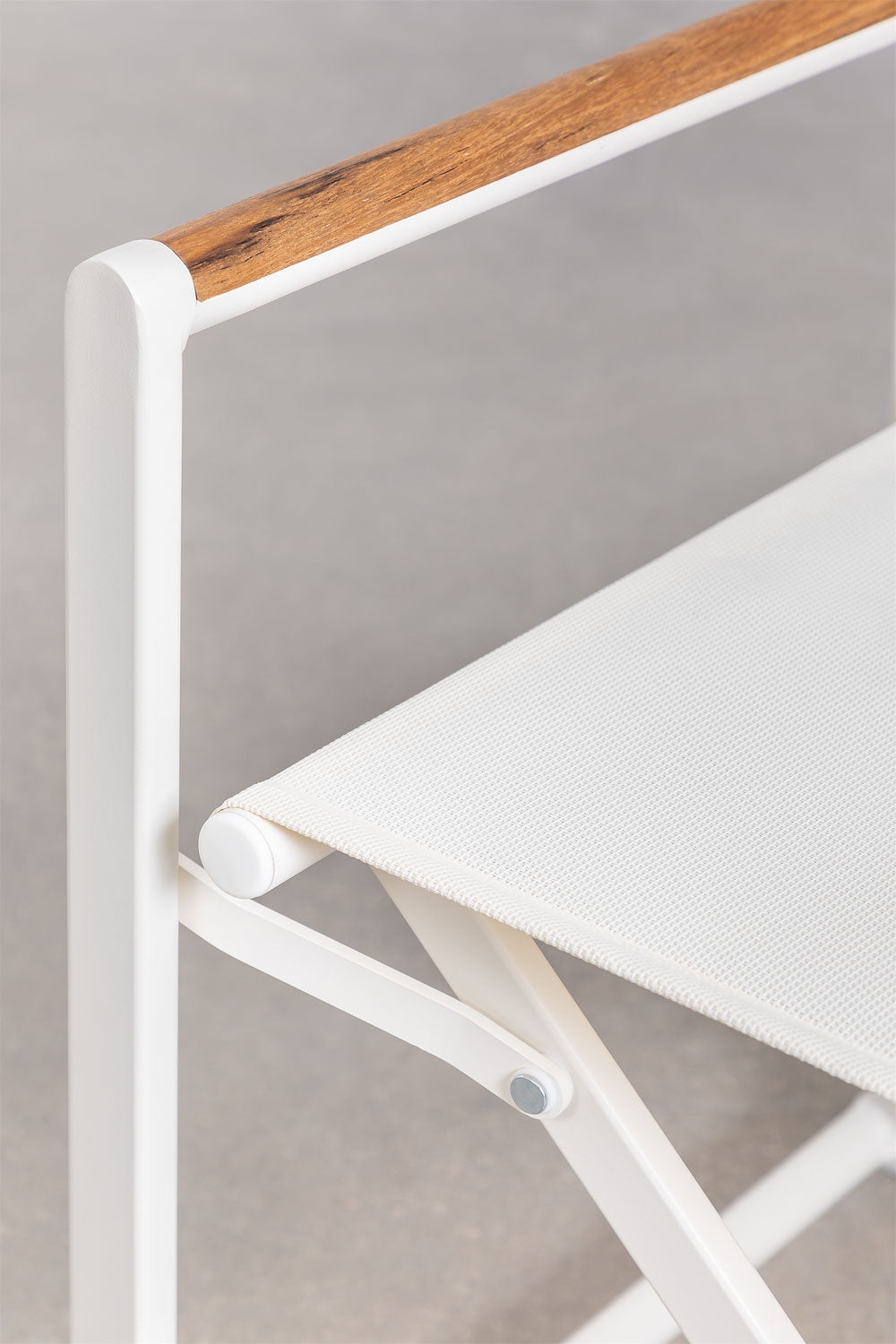 Outdoor chair SOLARO, white