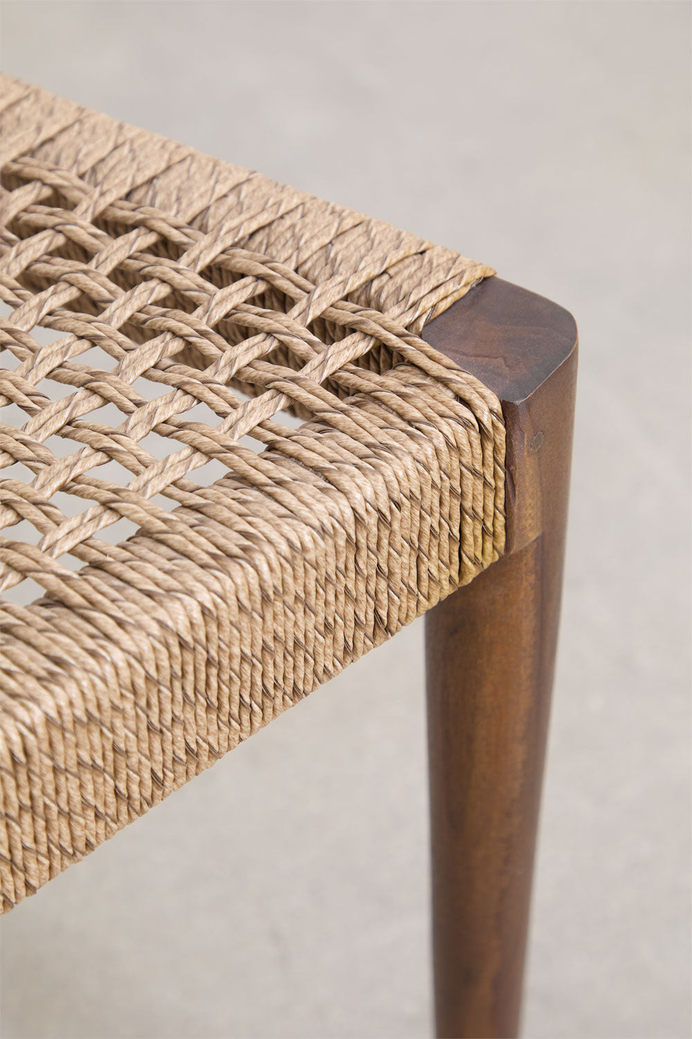 Outdoor chair VALDO, dark wood