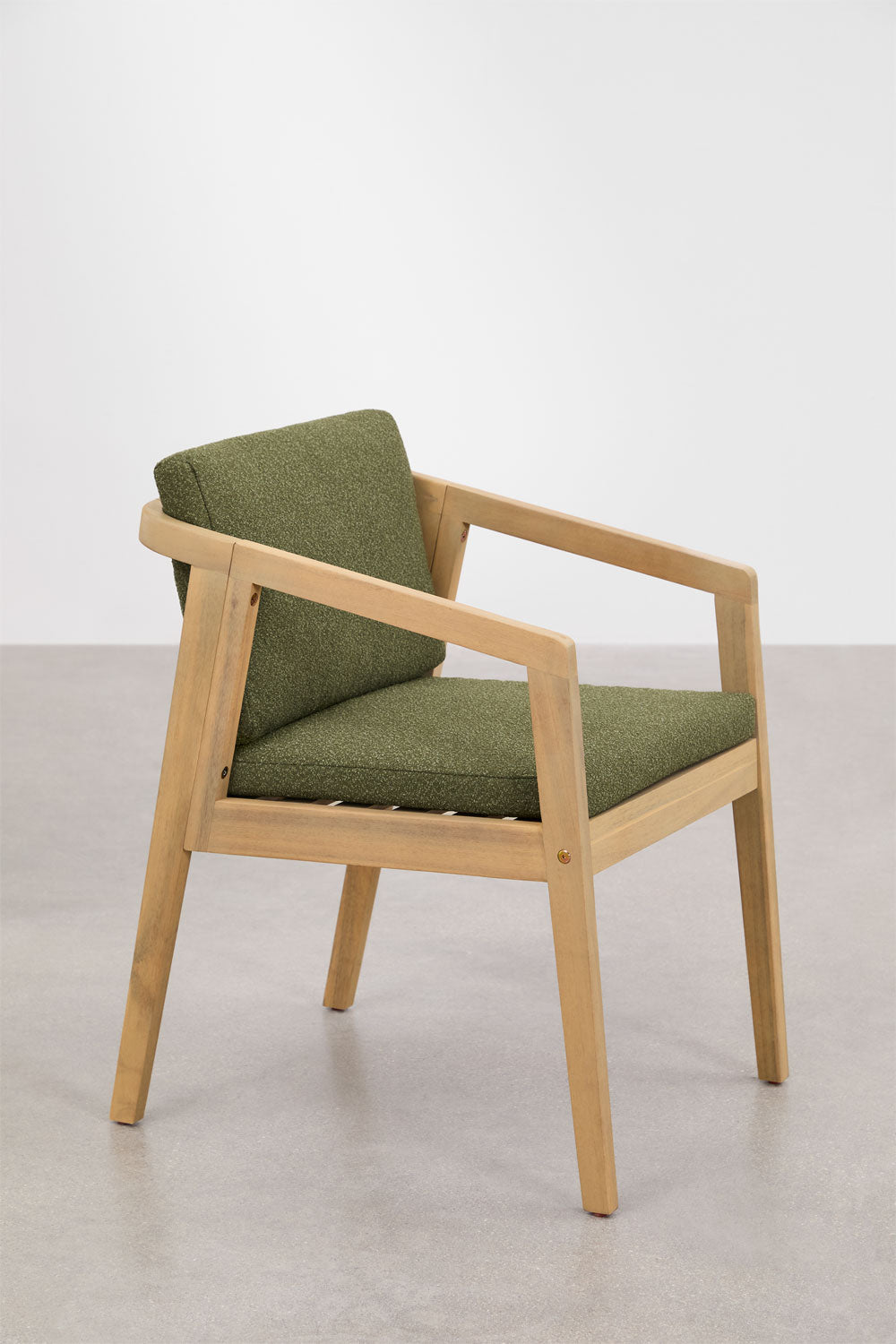 Outdoor chair VIRVO, acacia, light (2 pcs.)
