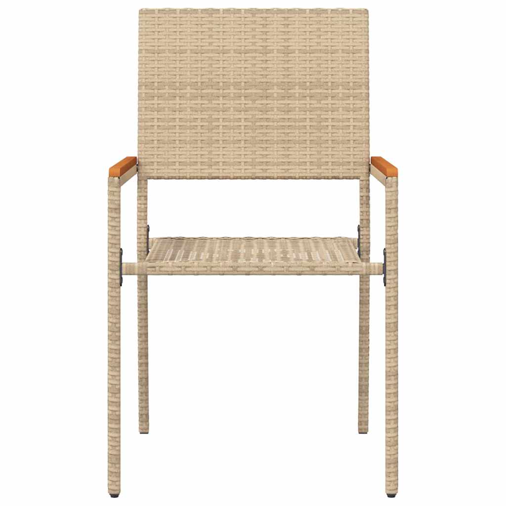 Lauko krėslai 4 pcs Kremas, Rudas - Namų Idėja