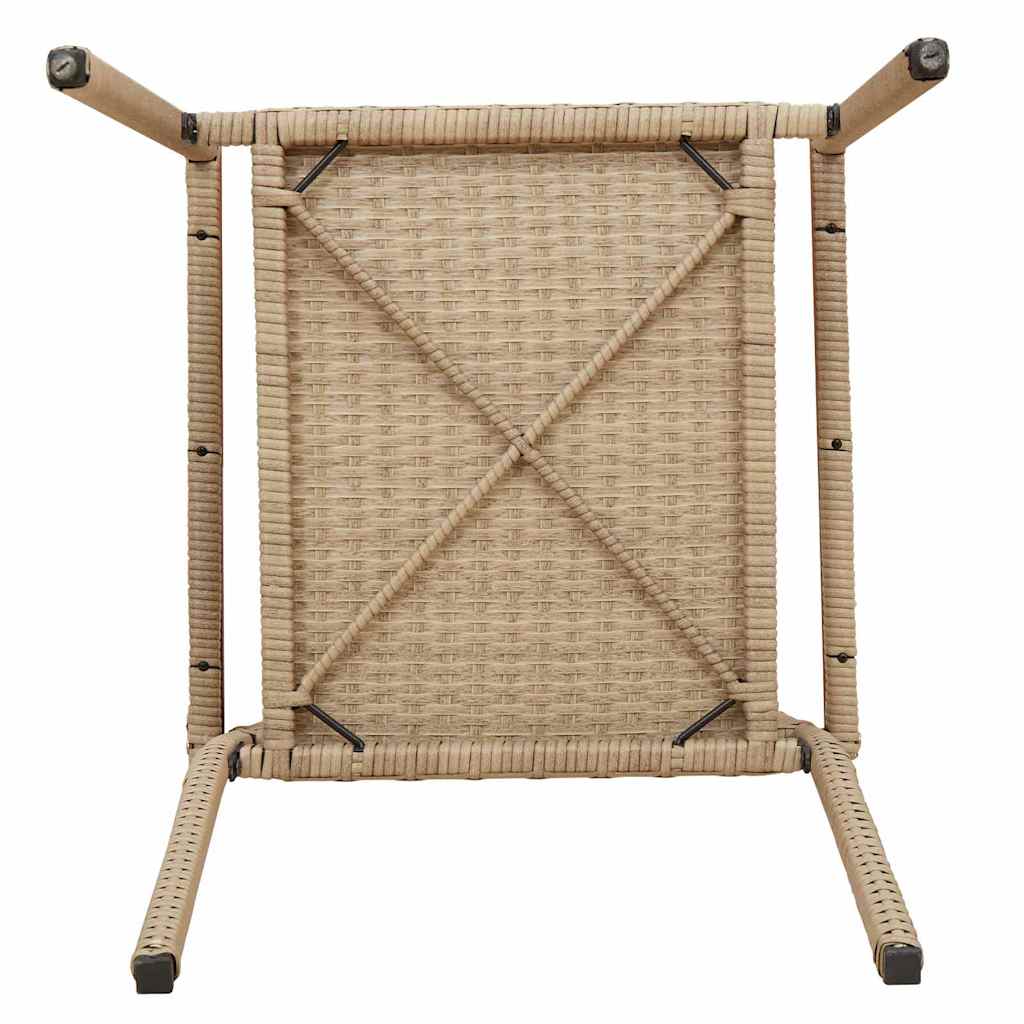 Lauko krėslai 4 pcs Kremas, Rudas - Namų Idėja