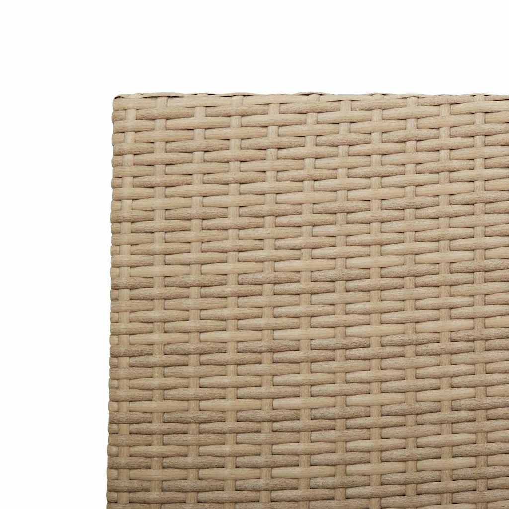 Lauko krėslai 4 pcs Kremas, Rudas - Namų Idėja