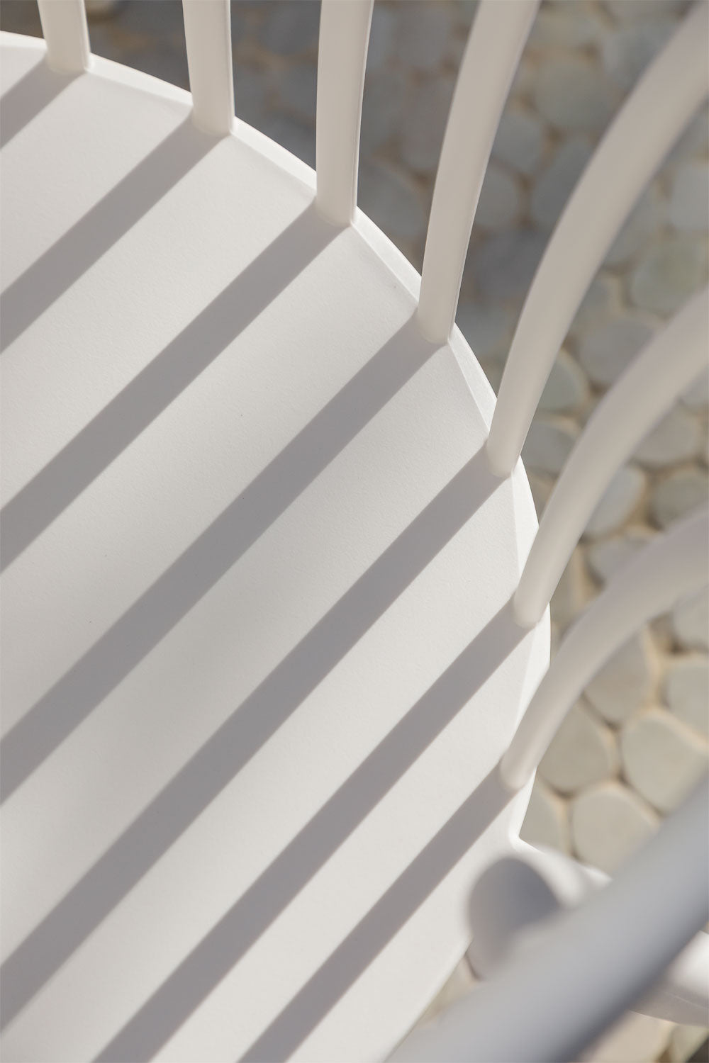 Outdoor armchair ROCCO, white