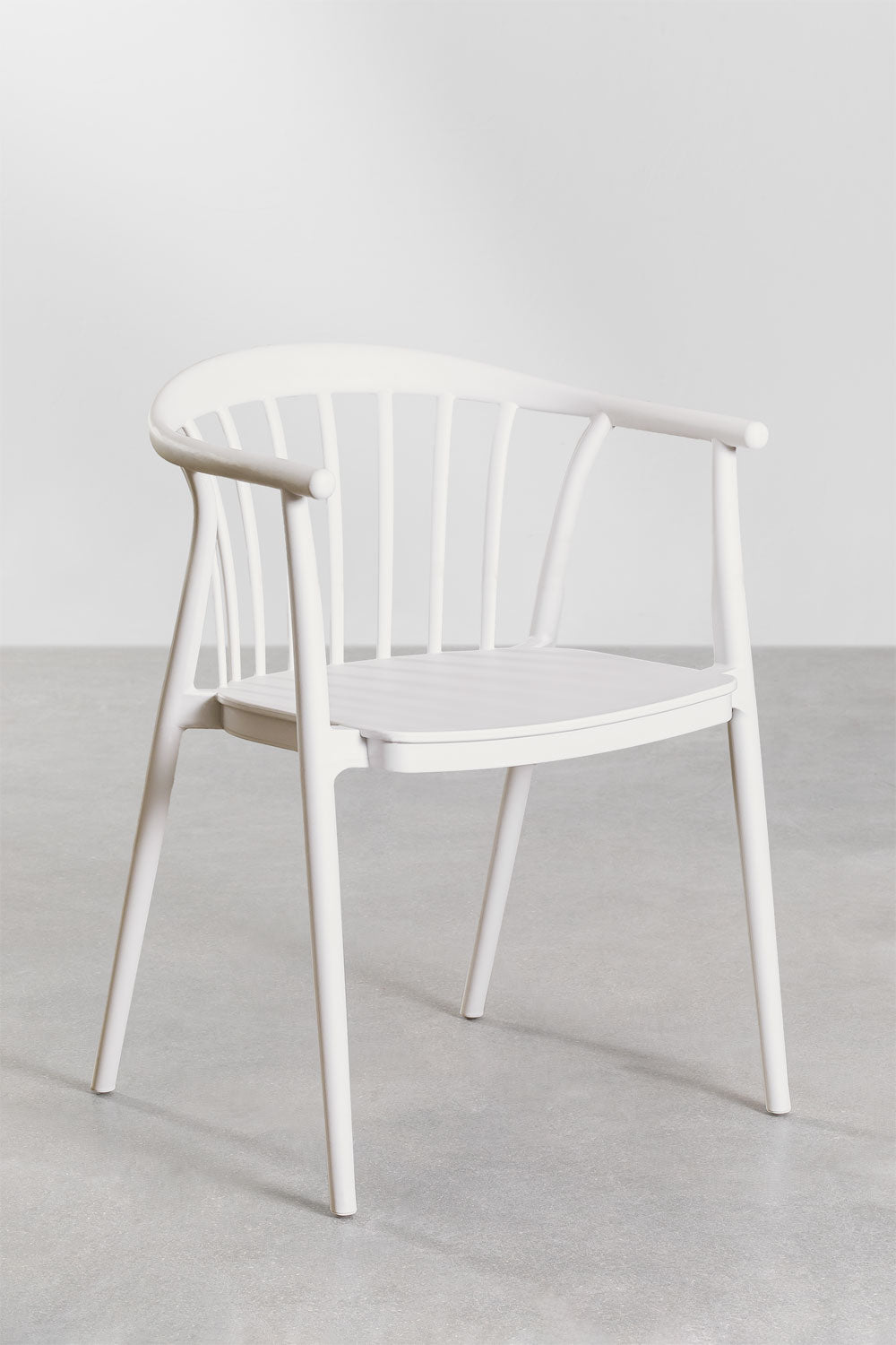 Outdoor armchair ROCCO, white