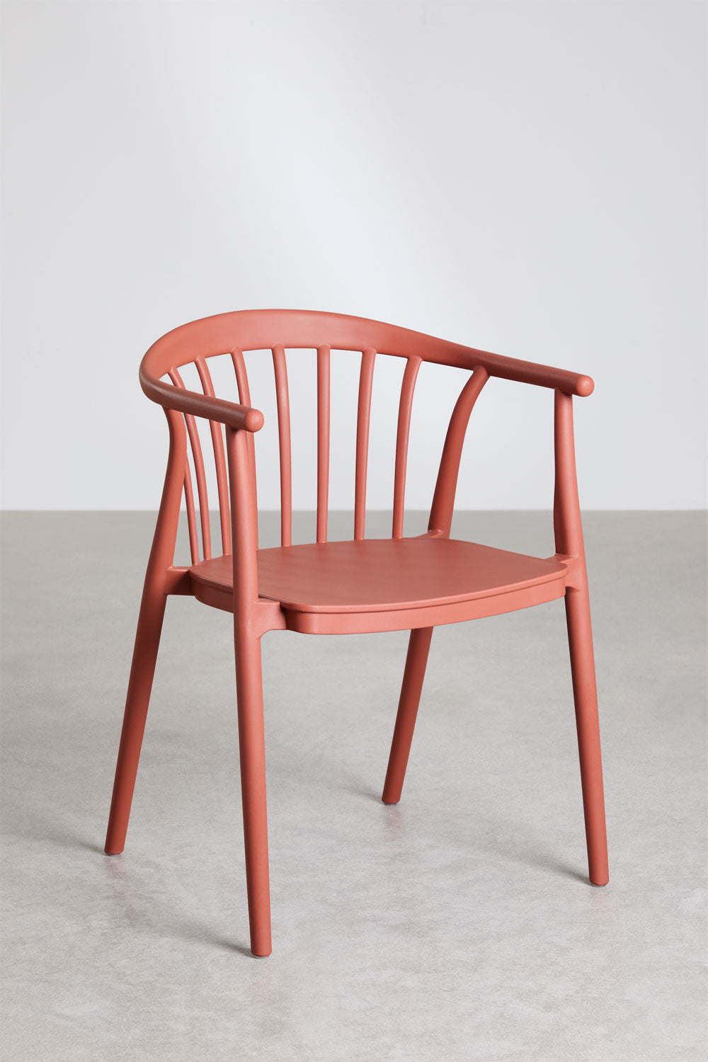 ROCCO outdoor armchair, terracotta