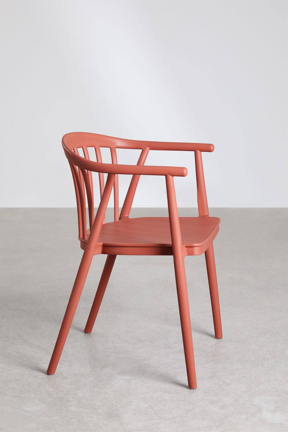 ROCCO outdoor armchair, terracotta