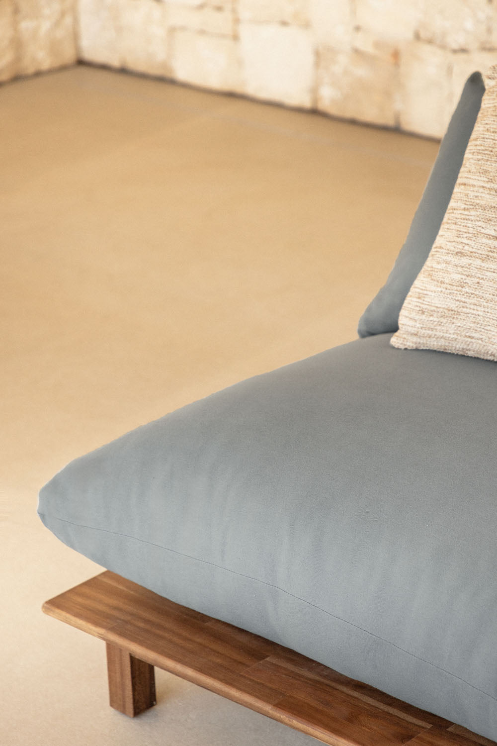 Lauko modulinė sofa ALBA (3 dalių), pilka
