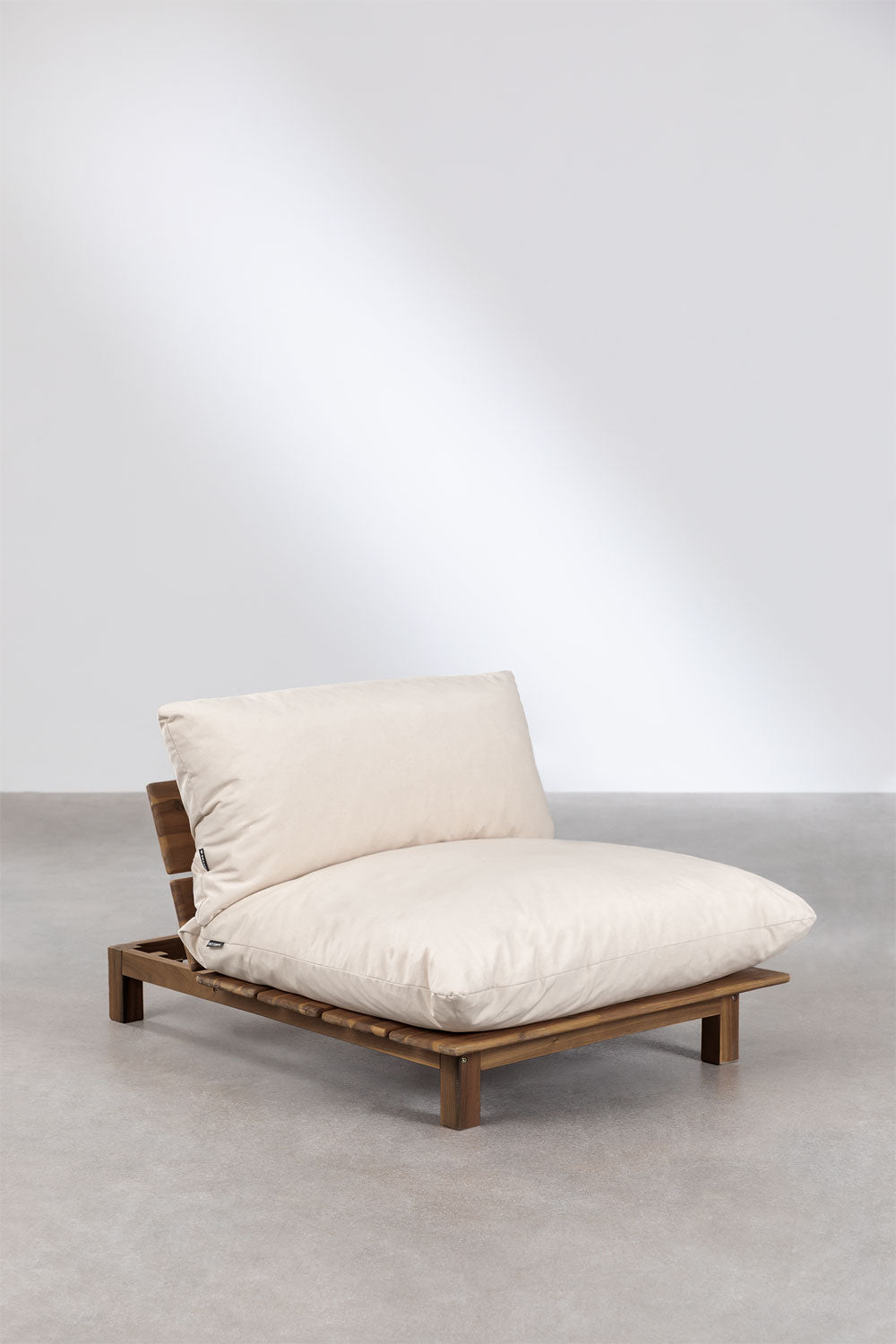 Lauko modulinė sofa ALBA su pakoju, kreminė