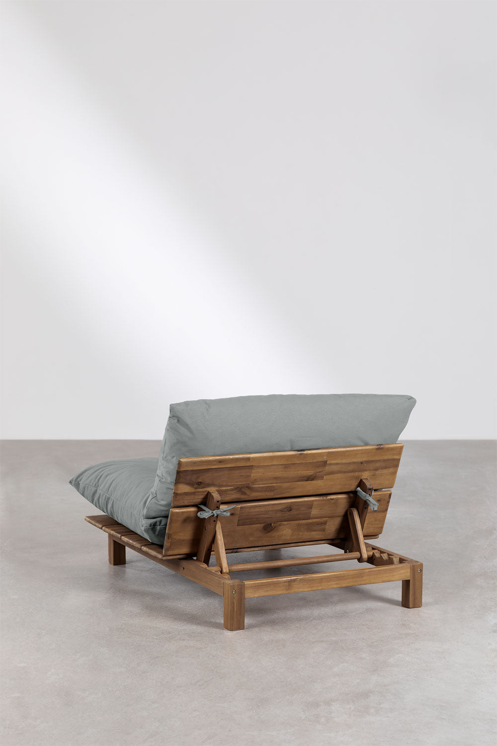 Lauko modulinė sofa ALBA su pakoju, pilka