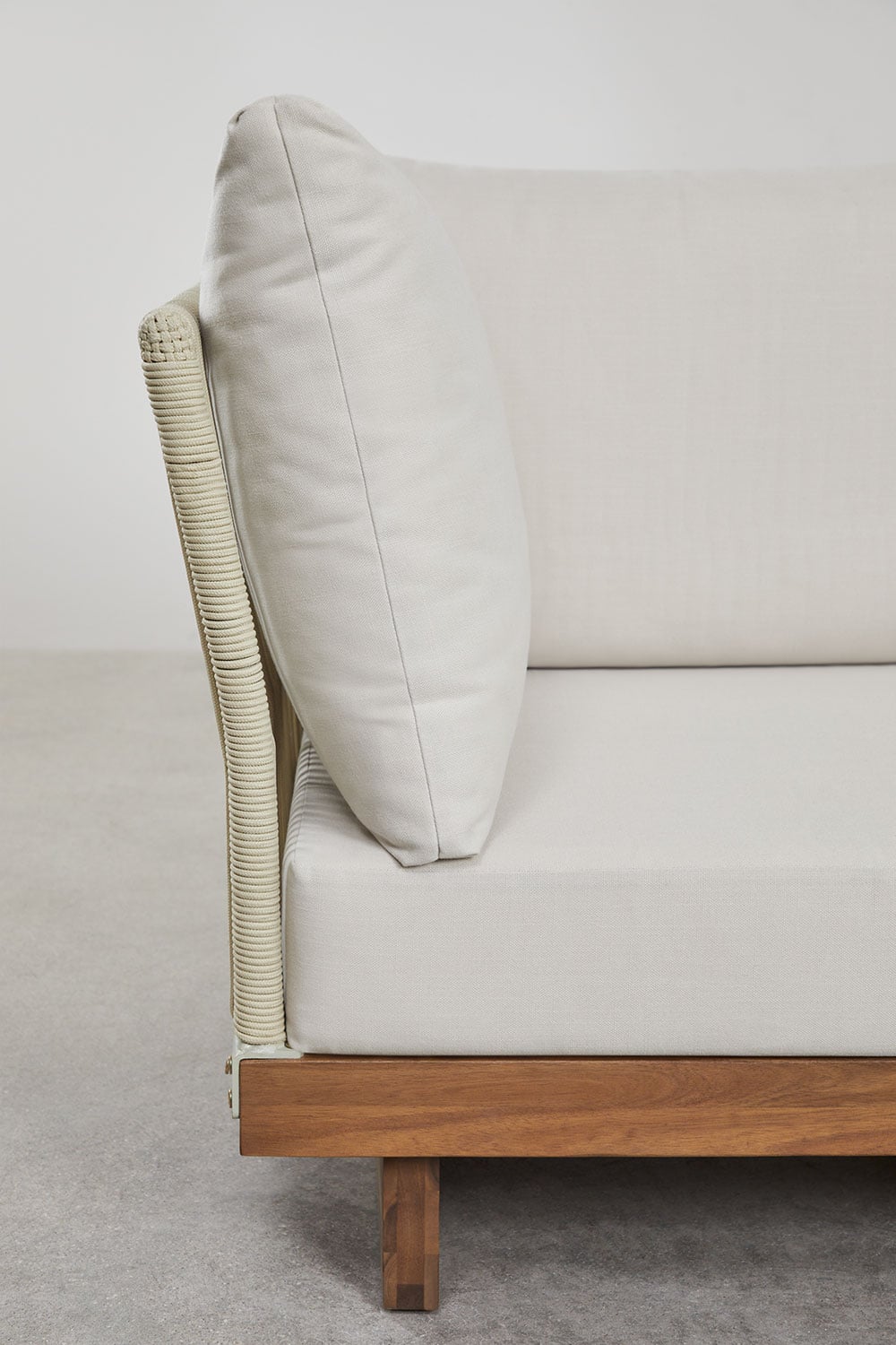 Lauko modulinė sofa FORTO, 2 dalių su pufu