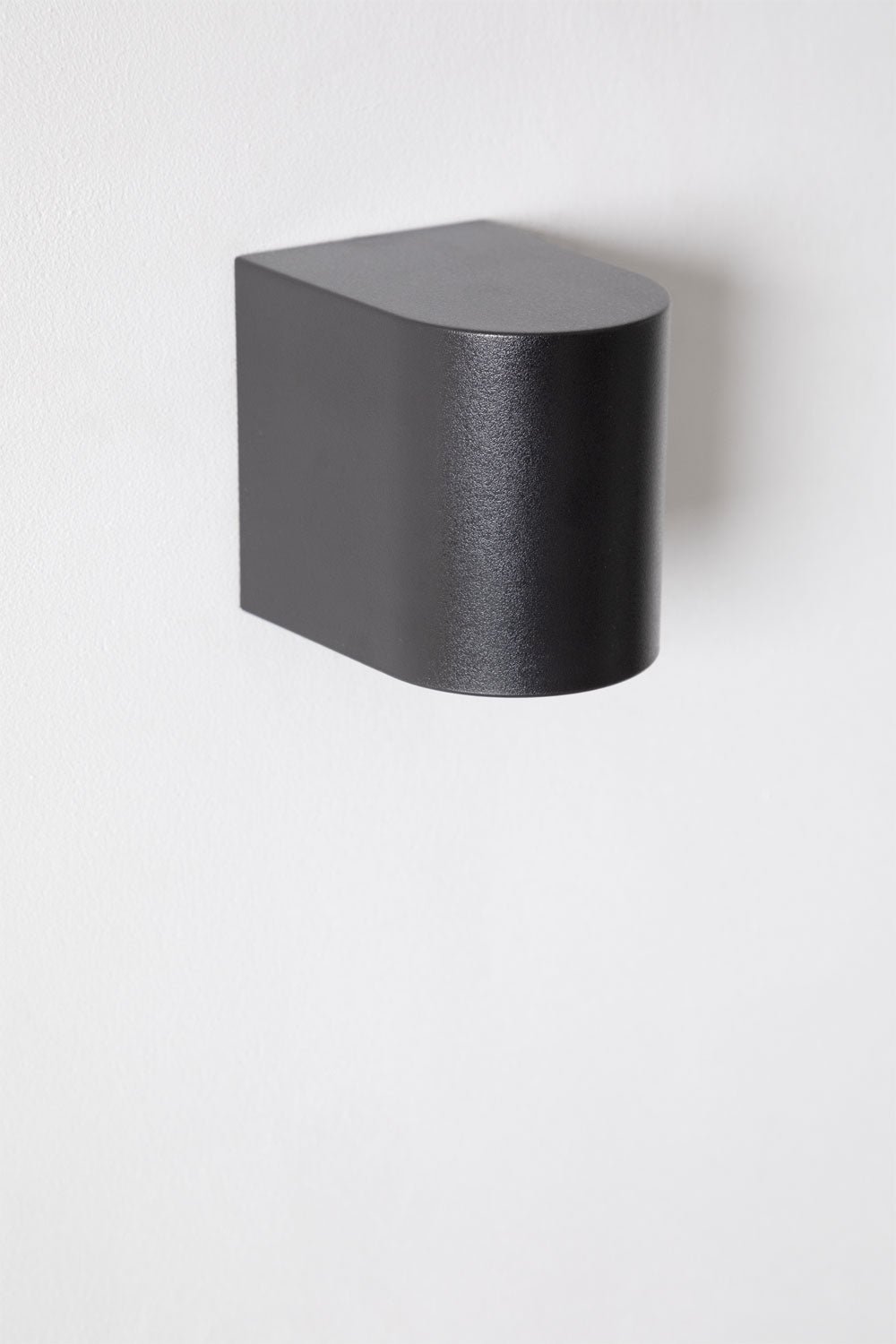 XILVEN outdoor wall lamp, black, cylindrical