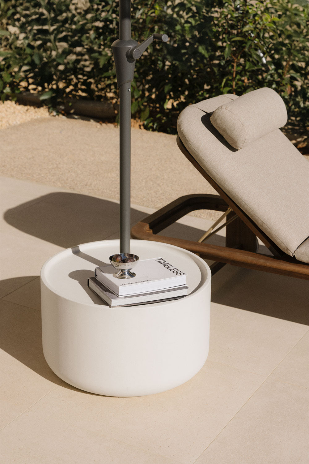 Saulessarga pamatne CIMENTO, 60 cm, smilšu pelēka