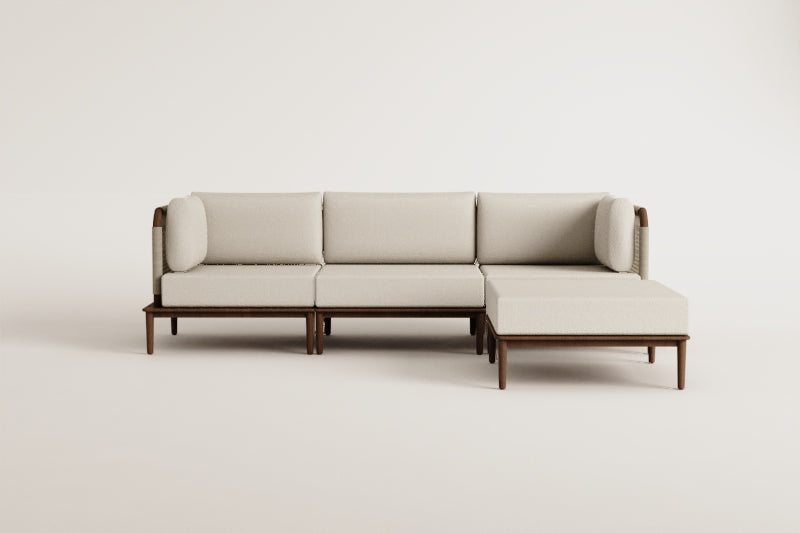 Outdoor sofa MODENA, with ottoman.