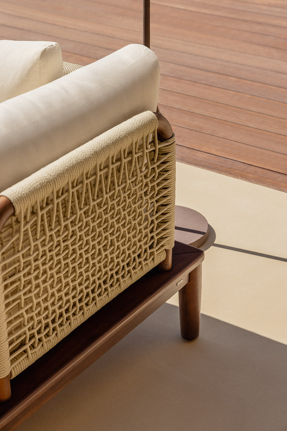 Outdoor sofa MODENA, with ottoman.