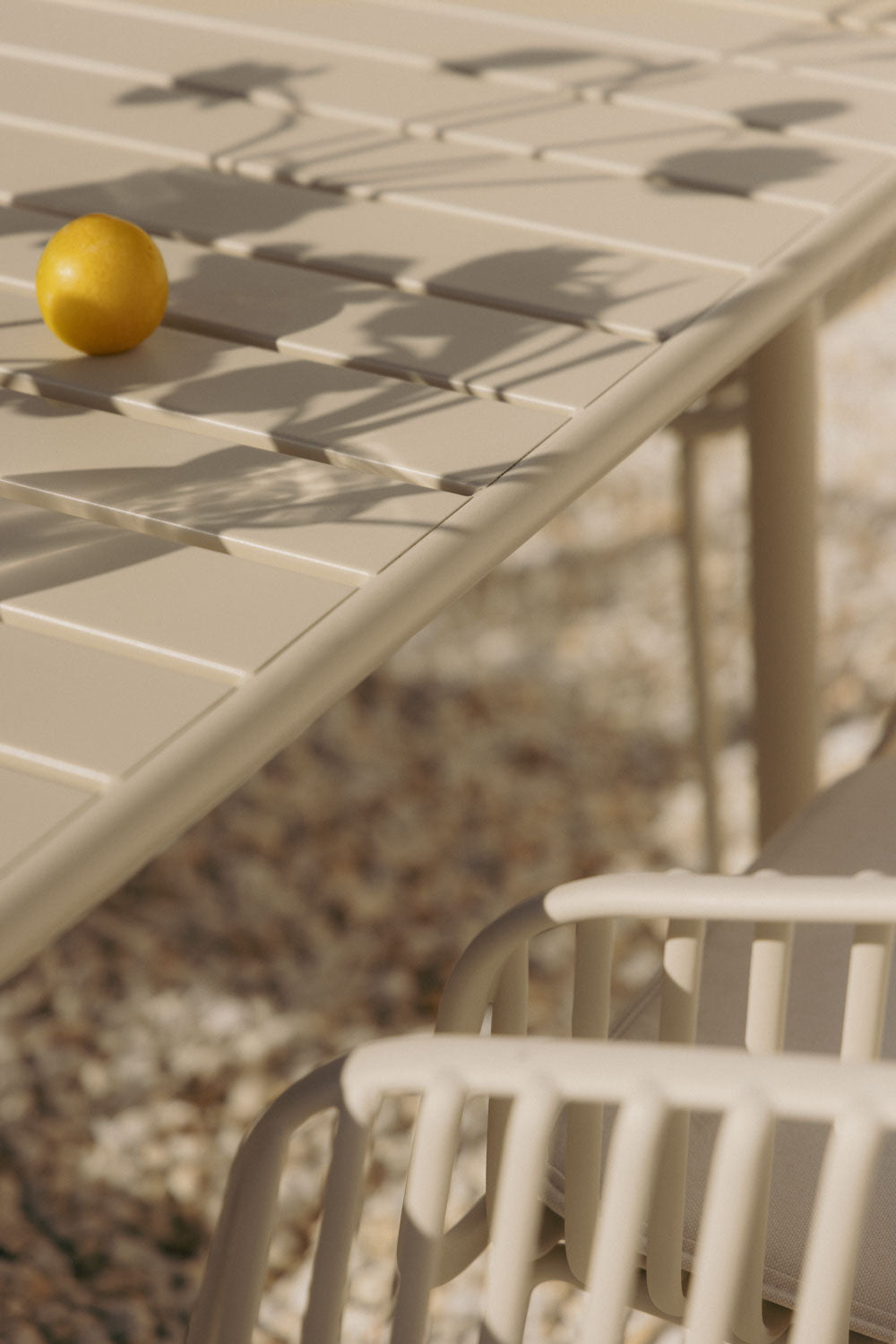 Outdoor table PALMETO, cream