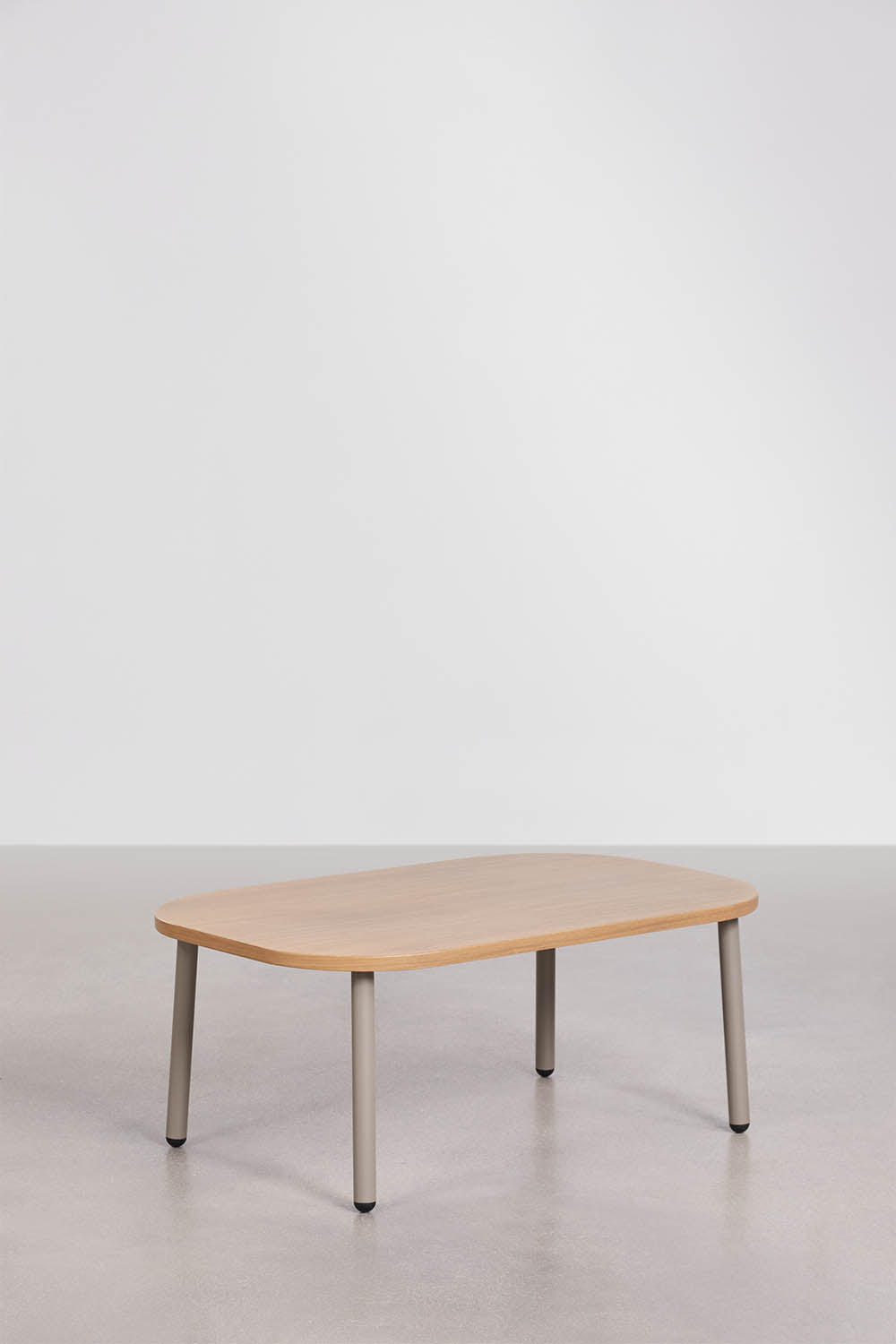 Outdoor table ZUNIKA, oval, mocha brown