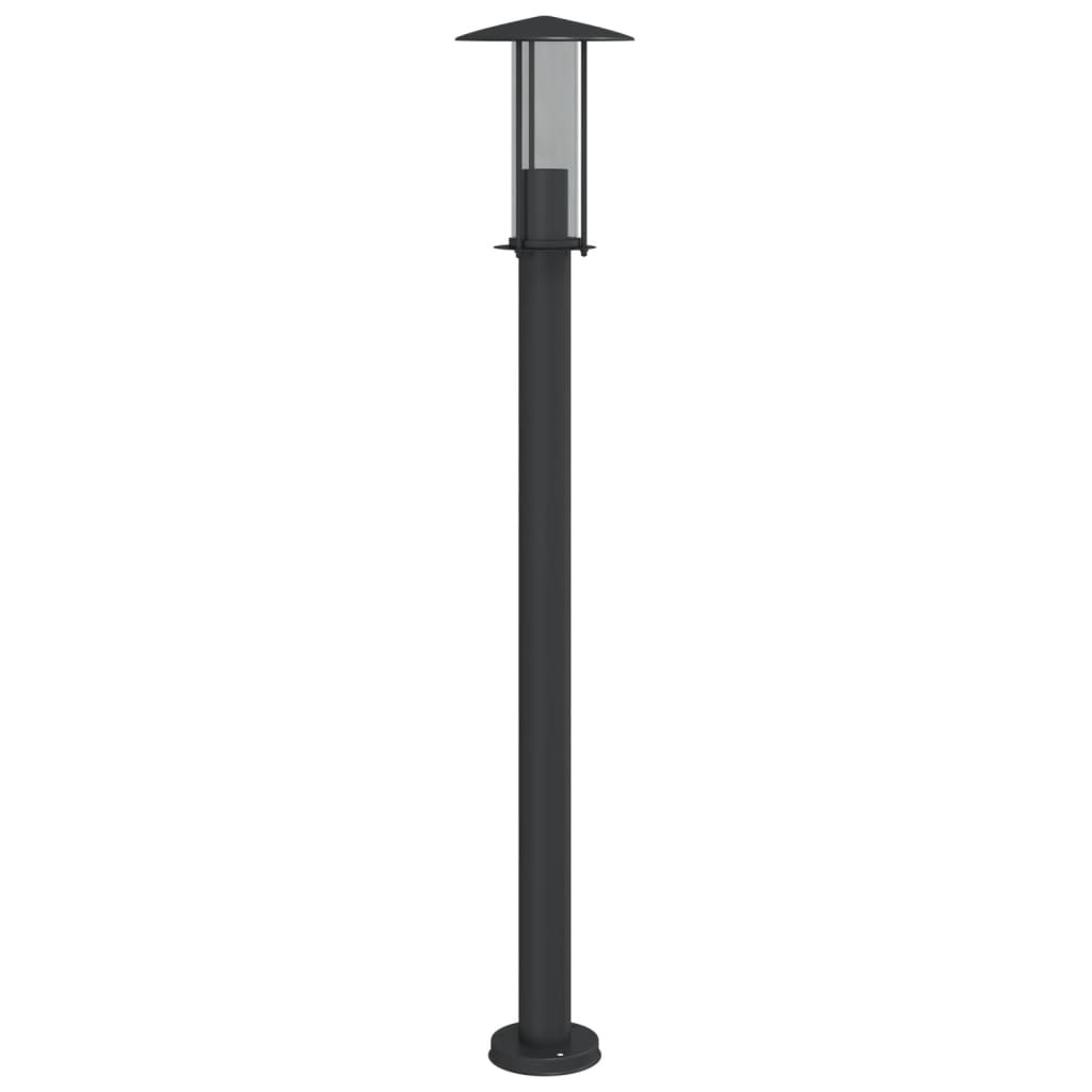 Lauko šviestuvai, 3vnt., juodi, 100cm, nerūdijantis plienas - Namų Idėja
