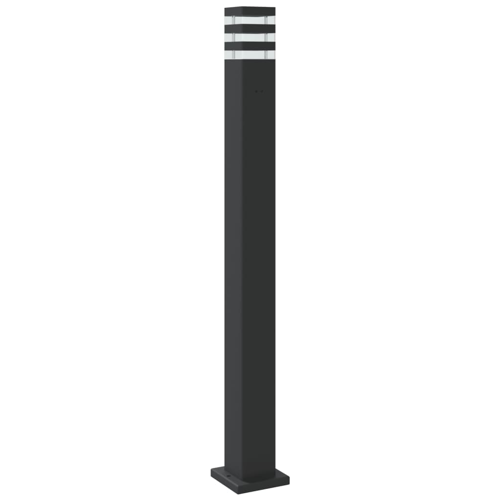 Lauko šviestuvai, 3vnt., juodi, 110cm, aliuminis - Namų Idėja
